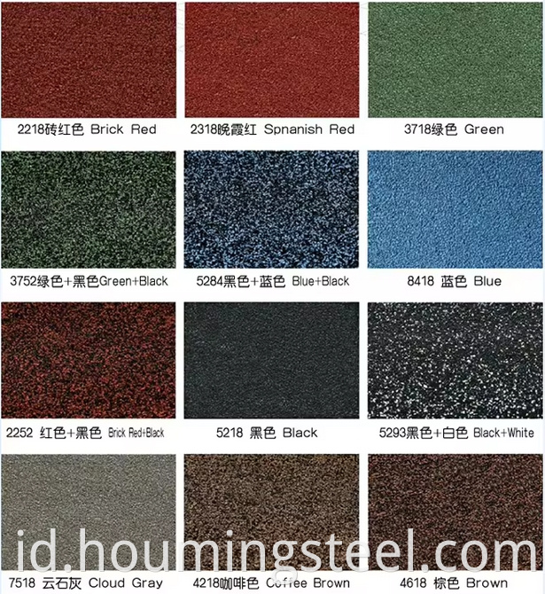 color of roofing